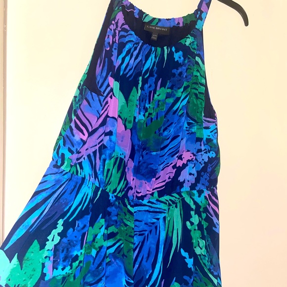 EUC LIKE NEW Lane Bryant Sleeveless Floral Dress - Size 14/16 - Picture 3 of 4